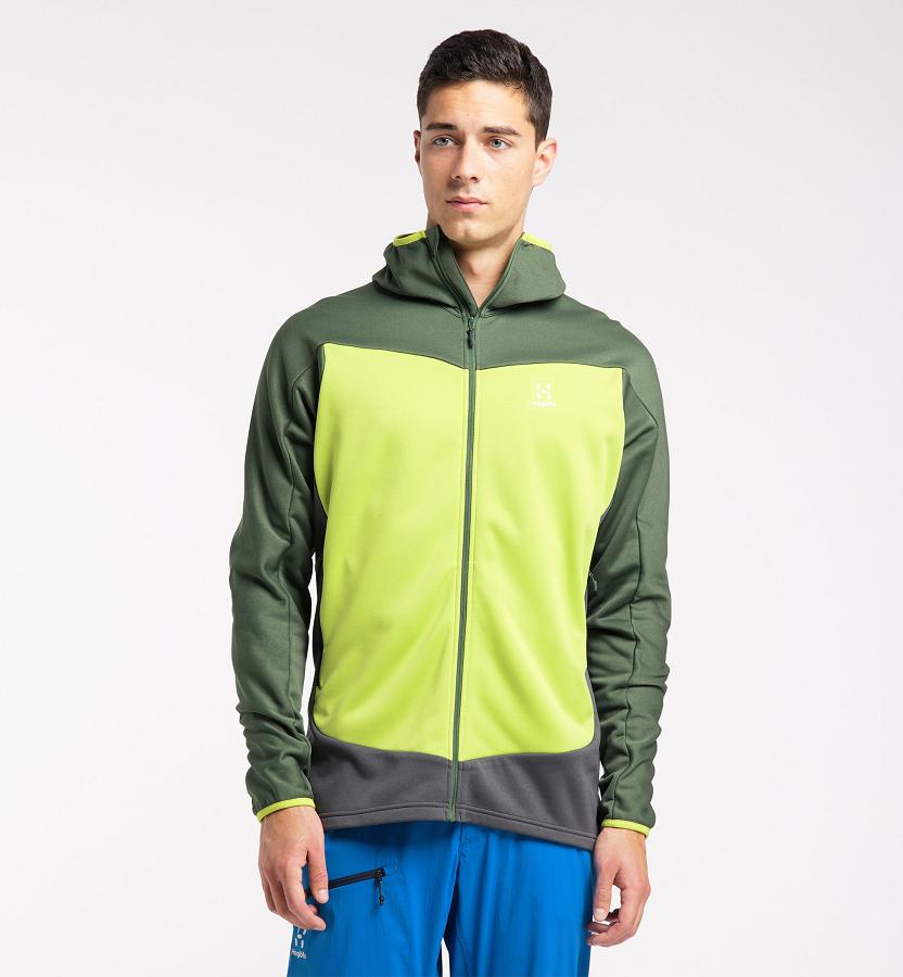 Haglöfs Mens Frost Mid Layer Dark Green New Zealand 83475QXAO